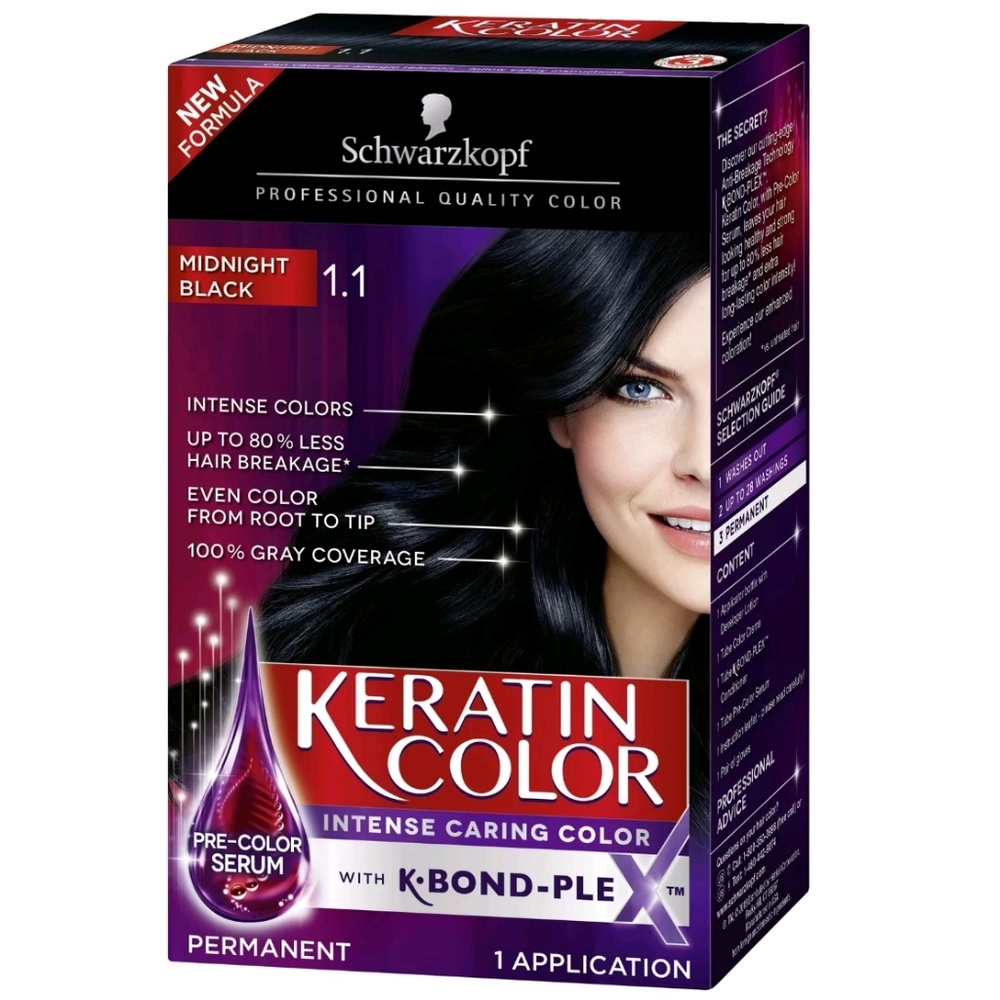(2) Schwarzkopf Keratin Color Bundle